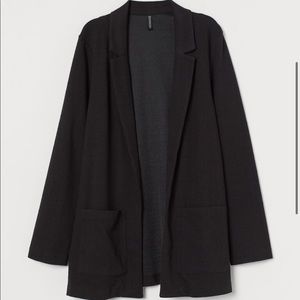 H&M - Jersey Jacket Black